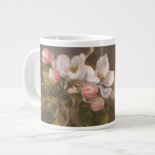 ハチドリとリンゴの花 ジャンボコーヒーマグカップ