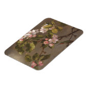 ハチドリとリンゴの花 マグネット (左側)