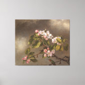 ハチドリと林檎の花 キャンバスプリント (正面)