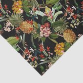 ハチドリと花茎を持つ熱帯ジャングル 薄葉紙 (詳細)