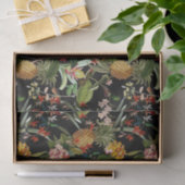 ハチドリと花茎を持つ熱帯ジャングル 薄葉紙 (ギフト)