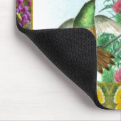 ハチドリと花#1 マウスパッド (コーナー)