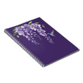 ハチドリと藤 ノートブック (右側)