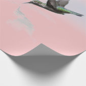 ハチドリと雲の包み紙 ラッピングペーパー (角)
