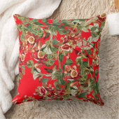 ハチドリによって花のAudubonは装飾用クッションが開花します クッション (ブランケット)