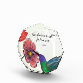 ハチドリのいるあなたの想い出の花 フォトブロック (右)