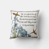 ハチドリのアイリスによっては神愛装飾用クッションが開花します クッション (裏面)