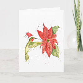 ハチドリのクリスマスカード シーズンカード
