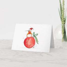 ハチドリのクリスマスカード シーズンカード