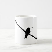 ハチドリのシルエット コーヒーマグカップ (中央)