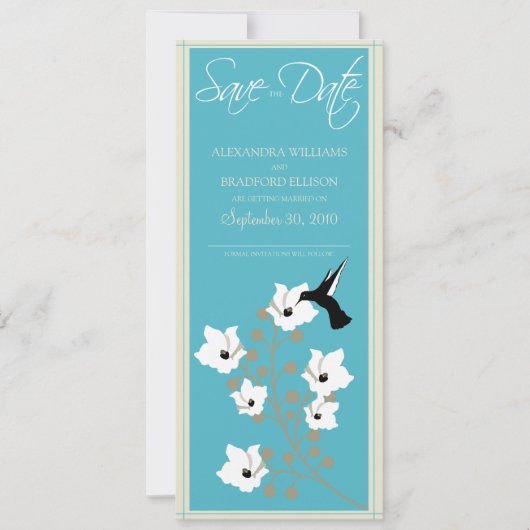 ハチドリのセーブ・ザ・デート案内(水) セーブザデート (正面)