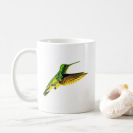 ハチドリのデザインの陶器マグカップ コーヒーマグカップ