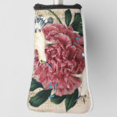 ハチドリのデュエット ゴルフヘッドカバー (回転90)