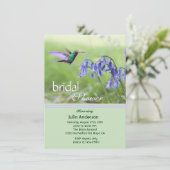 ハチドリのブライダルシャワーの招待状 招待状 (スタンド正面)