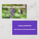 ハチドリのプロフィールカード2 名刺 (正面/裏面)