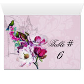 ハチドリのマグノリアによってカスタマイズテーブル数カード (内部横(下))