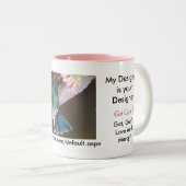 ハチドリのマグ ツートーンマグカップ (正面右)