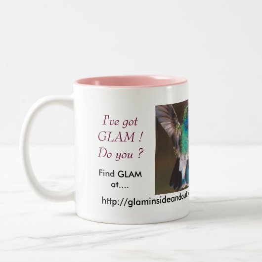 ハチドリのマグ ツートーンマグカップ (左)