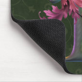 ハチドリのモノグラムB マウスパッド (コーナー)