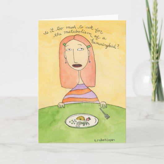 ハチドリの代謝 カード (正面)