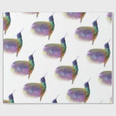 ハチドリの包装紙のギフト用包装紙 ラッピングペーパー (フラット)