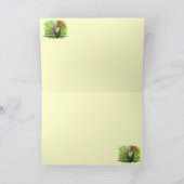 ハチドリの友情 カード (内部)