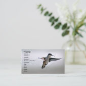 ハチドリの名刺 名刺 (スタンド正面)