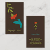 ハチドリの名刺 名刺 (正面/裏面)