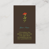 ハチドリの名刺 名刺 (裏面)