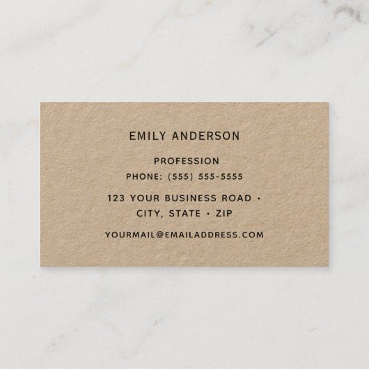 ハチドリの名刺 名刺 (裏面)