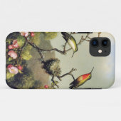 ハチドリの家族およびAppleの花のiPhone 5の場合 Case-Mate iPhoneケース (裏面(横))