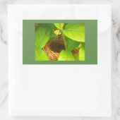 ハチドリの巣　長方形ステッカー 長方形シール (バッグ)