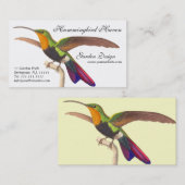 ハチドリの恋人の名刺-カラフル 名刺 (正面/裏面)