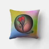 ハチドリの情熱 クッション (裏面)