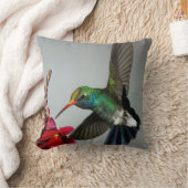ハチドリの春の装飾の枕 クッション (ブランケット)