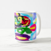 ハチドリの春 コーヒーマグカップ (正面右)