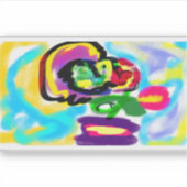 ハチドリの春 シール (正面)