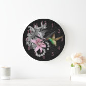 ハチドリの歌 ラージ壁時計 (ホーム)