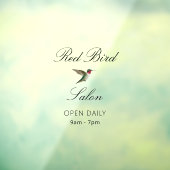 ハチドリの窓がしがみつく ウィンドウサイン (シート3)