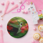 ハチドリの紙皿 ペーパープレート (パーティー)