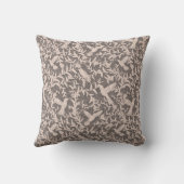 ハチドリの葉のお洒落ヴィンテージ核果 クッション (裏面)