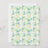 ハチドリの誕生日パーティー招待状 招待状 (裏面)