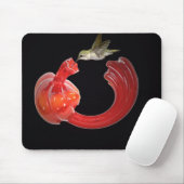 ハチドリの送り装置 マウスパッド (マウス)