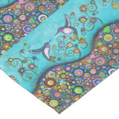 ハチドリの避難所の春のテーブルのランナー ショートテーブルランナー (コーナー)