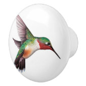 ハチドリの陶磁器のノブおよび引き セラミックノブ (右)