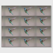 ハチドリの飛行 ラッピングペーパー (フラット)