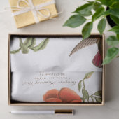 ハチドリの鳥によってAudubonはティッシュペーパーが開花します 薄葉紙 (ギフト)