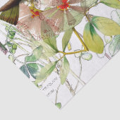 ハチドリの鳥のクローバーによってはティッシュペーパーが開花します 薄葉紙 (詳細)