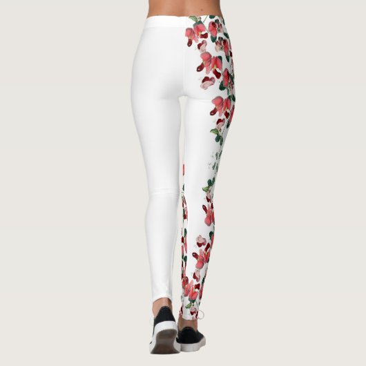 ハチドリの鳥のスイートピーによってはレギンスが開花します レギンス (裏面)