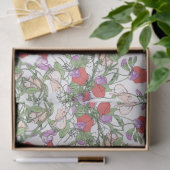 ハチドリの鳥のスイートピーの花のティッシュペーパー 薄葉紙 (ギフト)